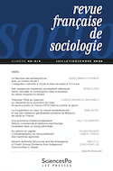 Revue française de sociologie 63-3/4